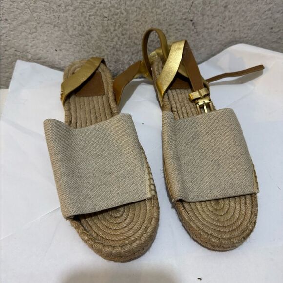 Tory Burch Stretch-Canvas Espadrille Sandal - Picture 9 of 11